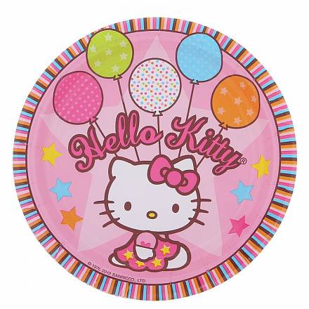 Набор тарелок Hello Kitty 17см, 8 штук 